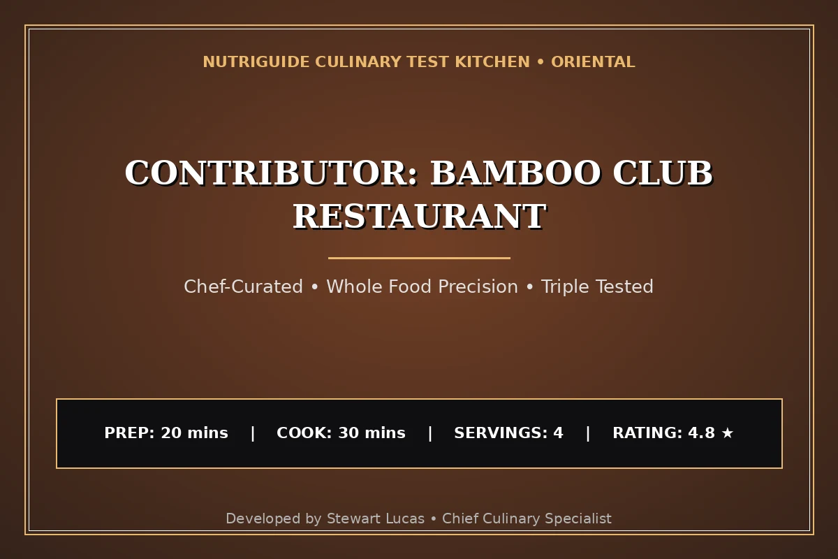 Contributor: Bamboo Club Restaurant