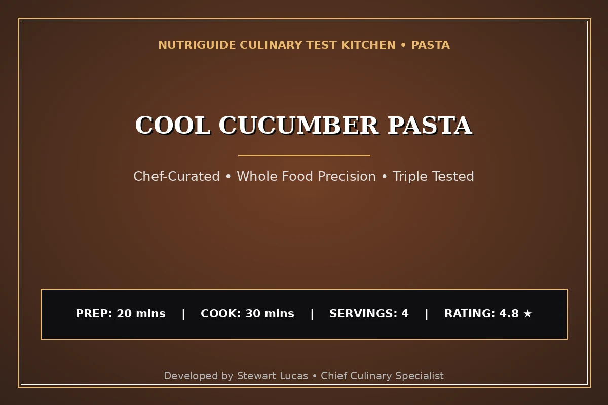 Cool Cucumber Pasta