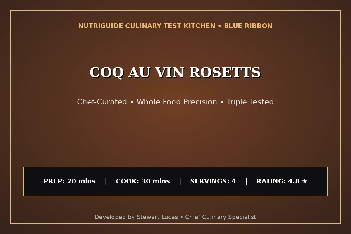 Coq Au Vin Rosetts