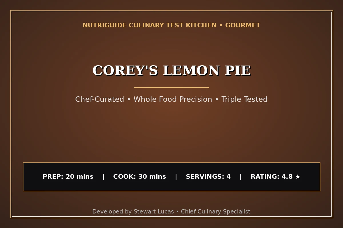 Corey'S Lemon Pie