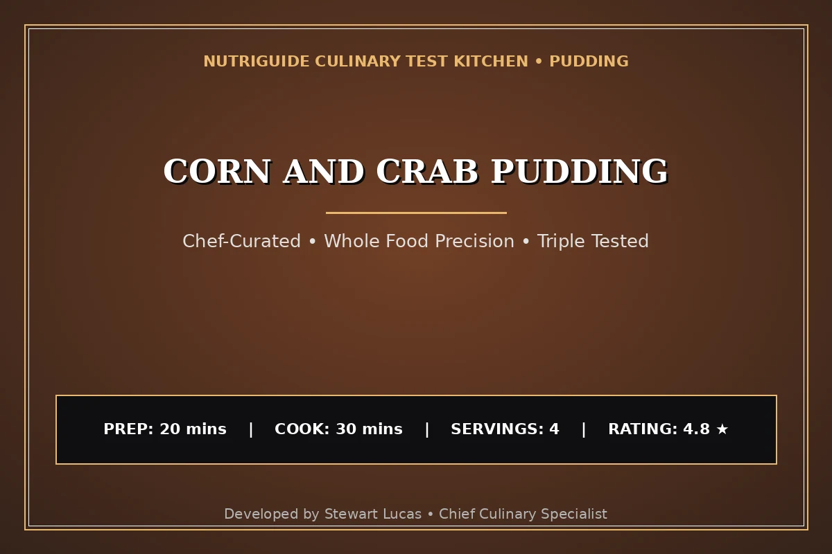 Corn And Crab Pudding