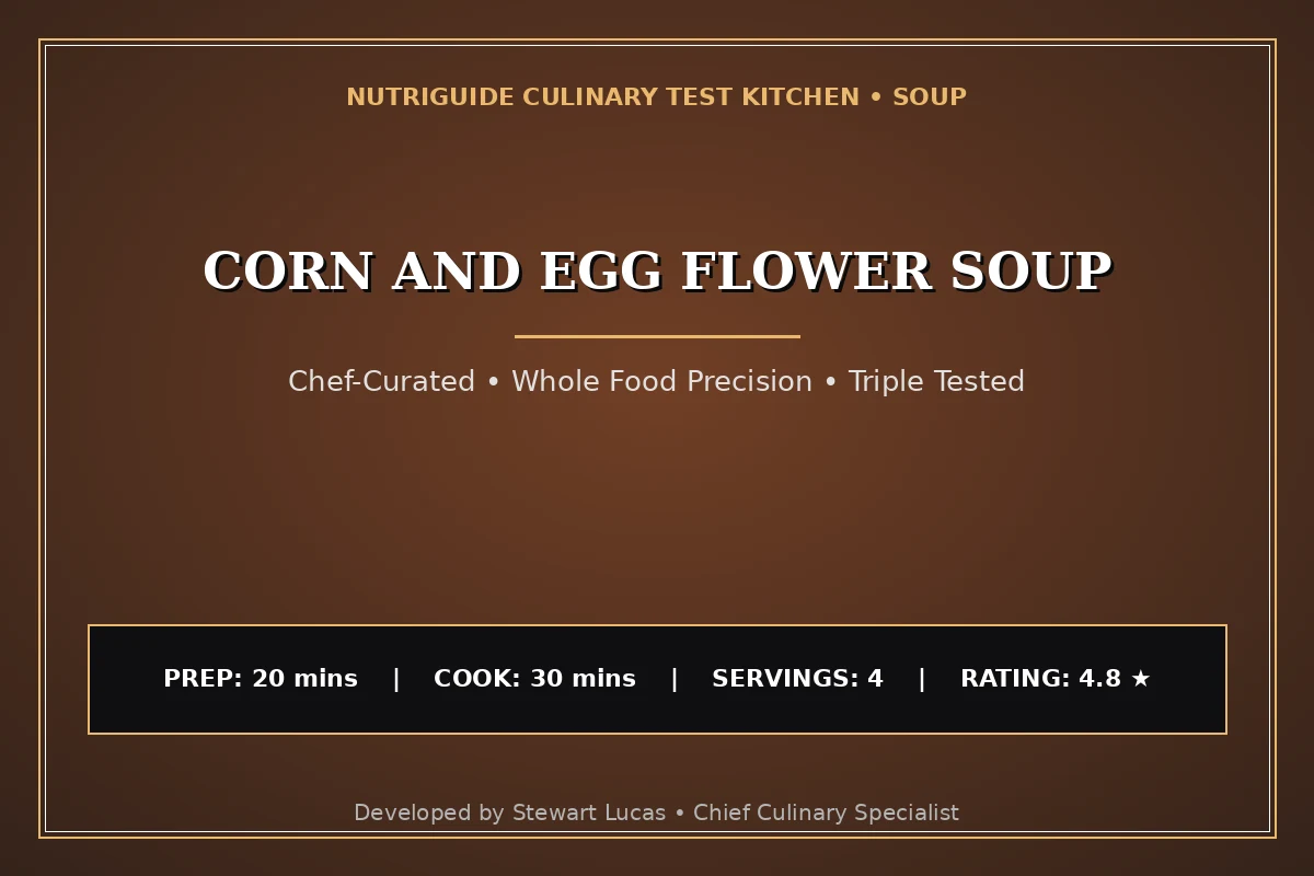 Corn And Egg Flower Soup