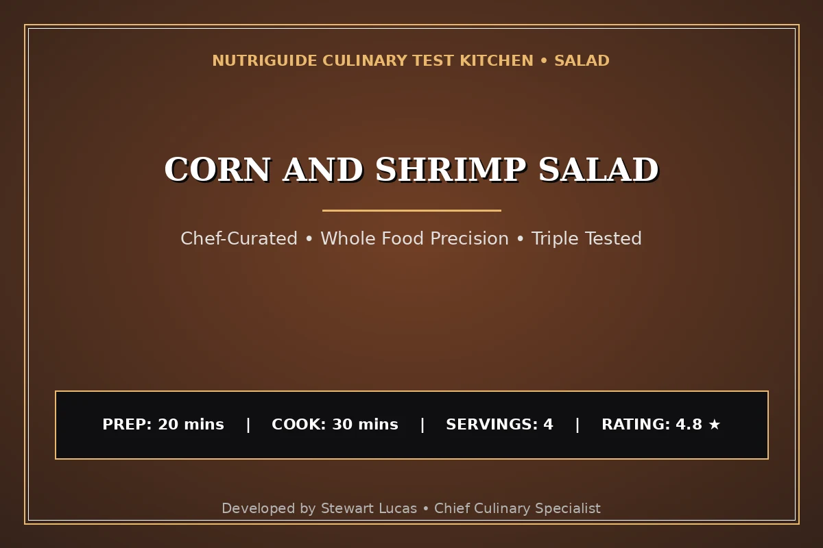 Corn And Shrimp Salad
