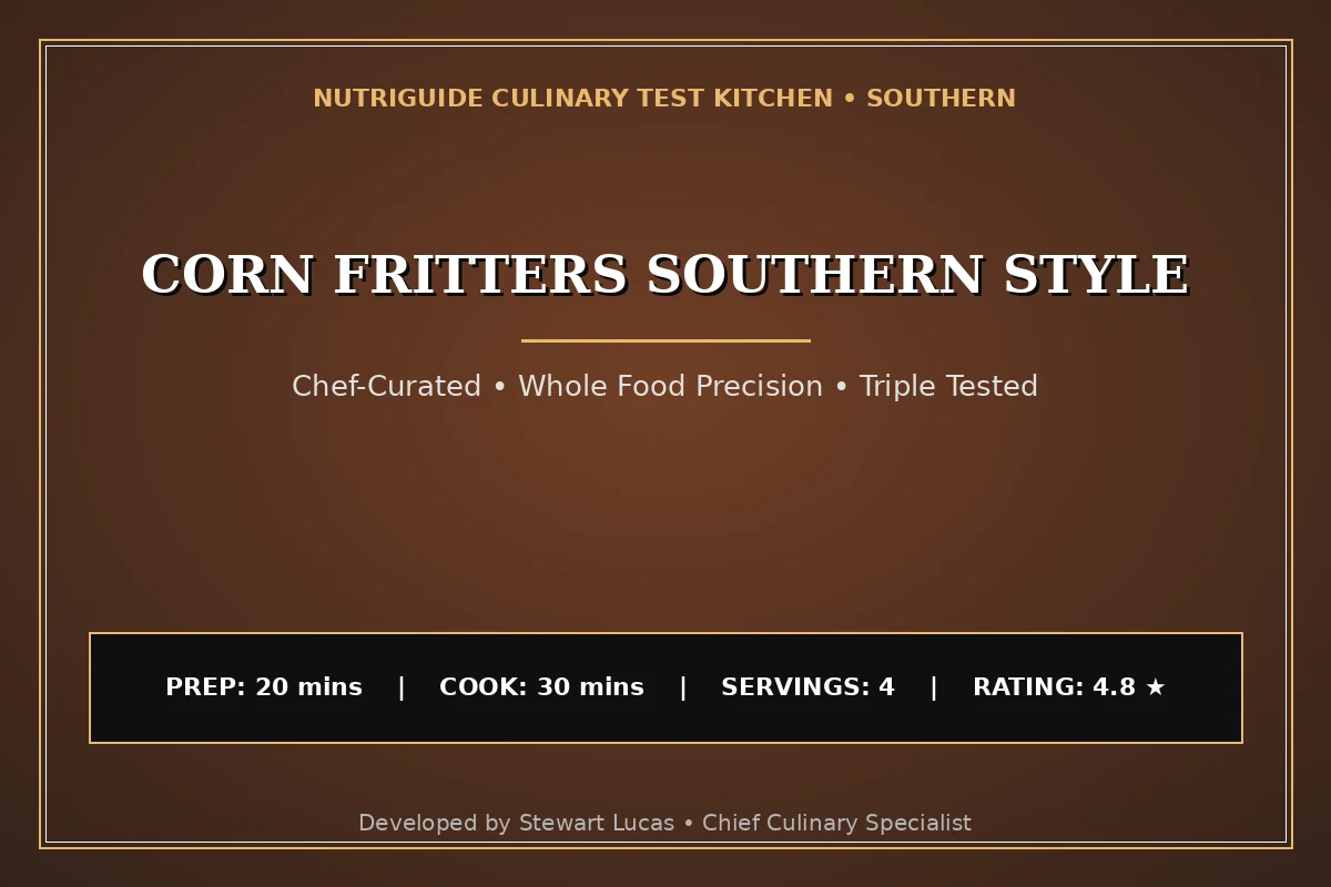 Corn Fritters Southern Style