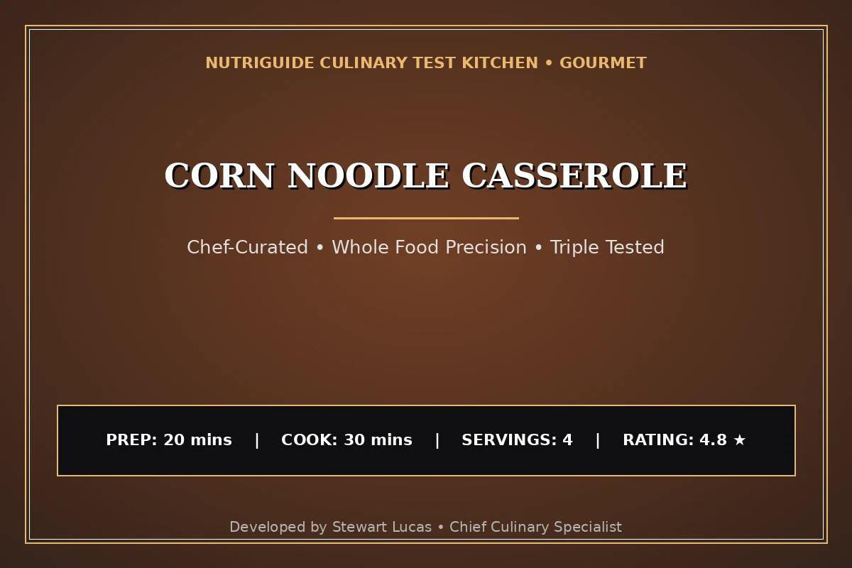 Corn Noodle Casserole