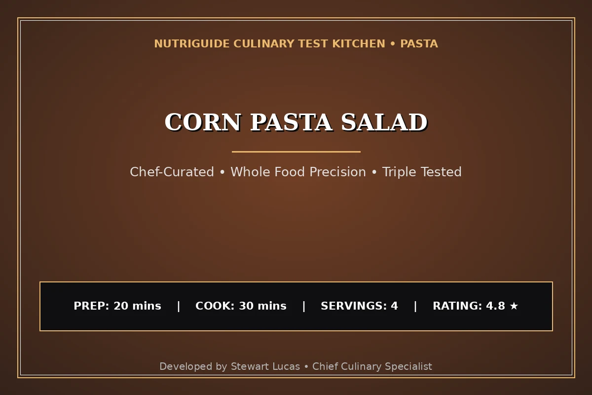 Corn Pasta Salad