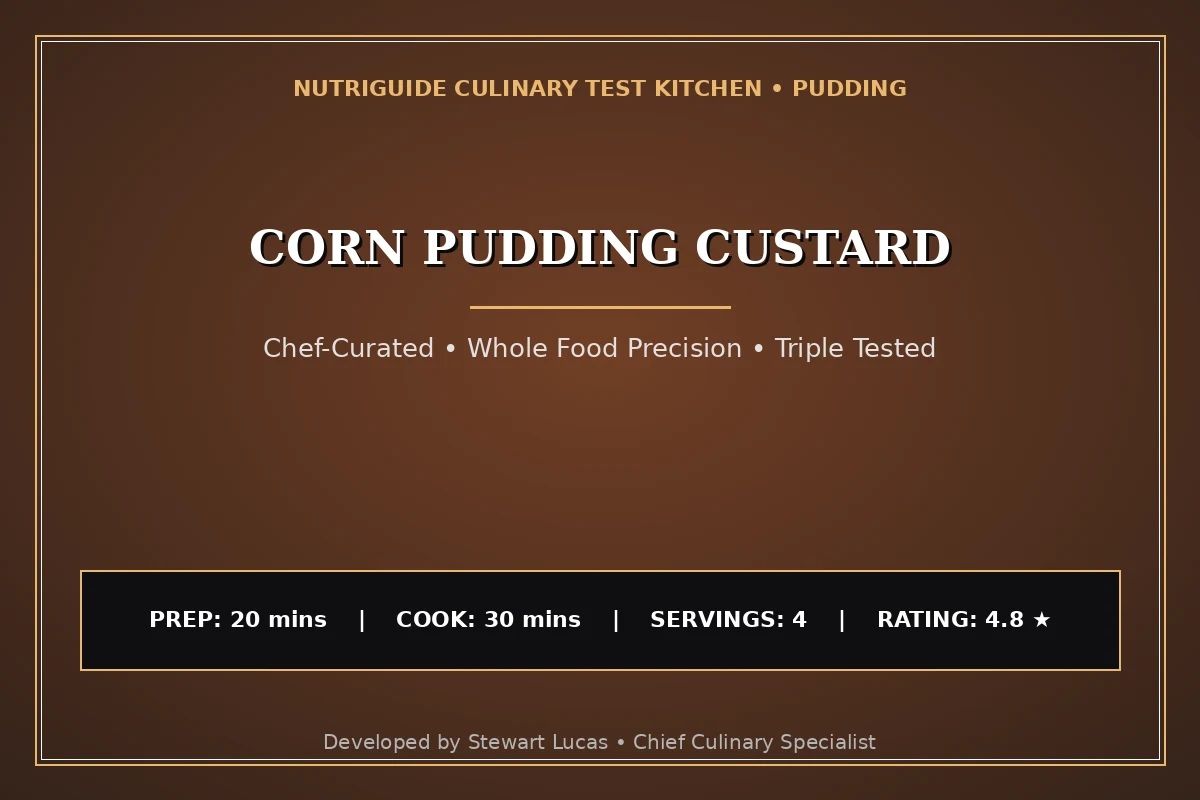 Corn Pudding Custard