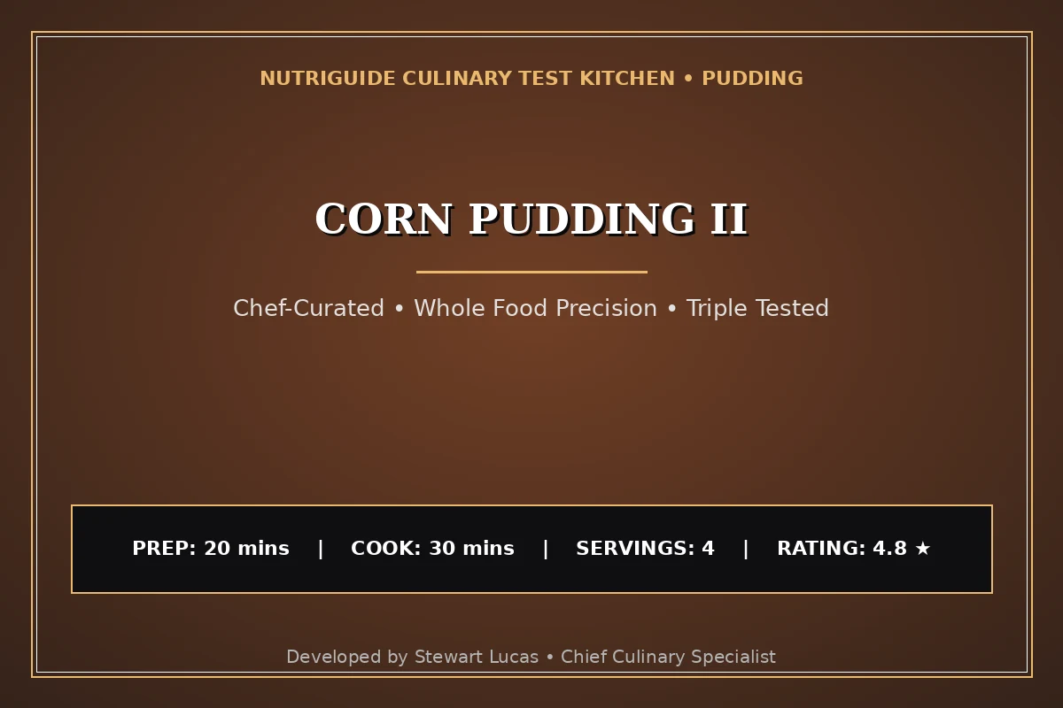Corn Pudding Ii