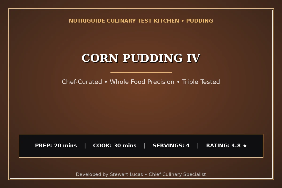 Corn Pudding Iv