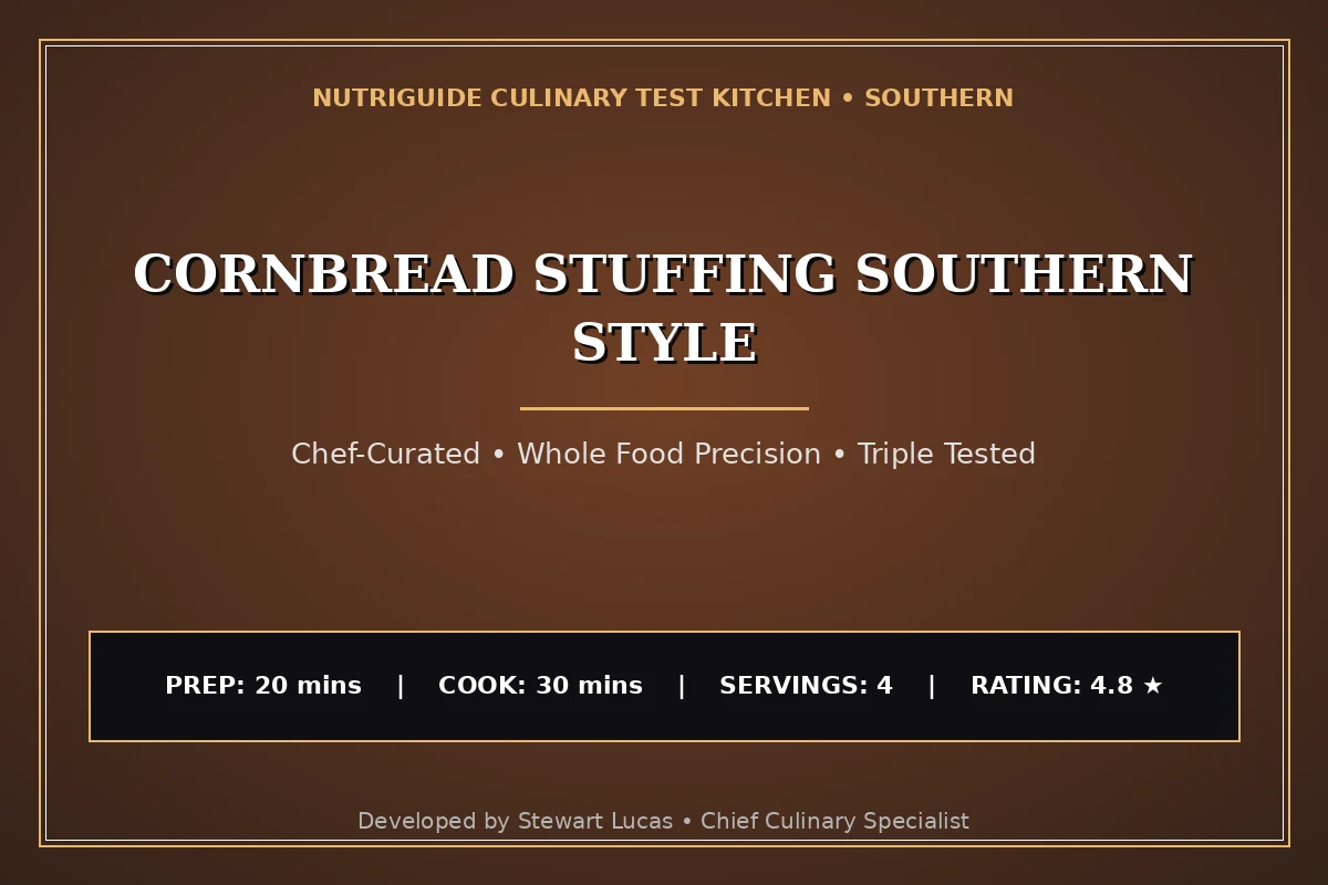 Cornbread Stuffing Southern Style