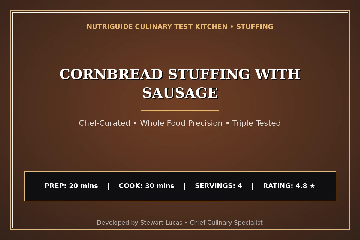 Cornbread Stuffing With Sausage