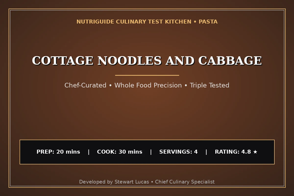 Cottage Noodles And Cabbage