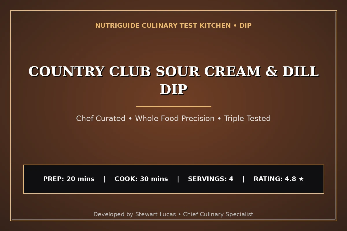 Country Club Sour Cream & Dill Dip