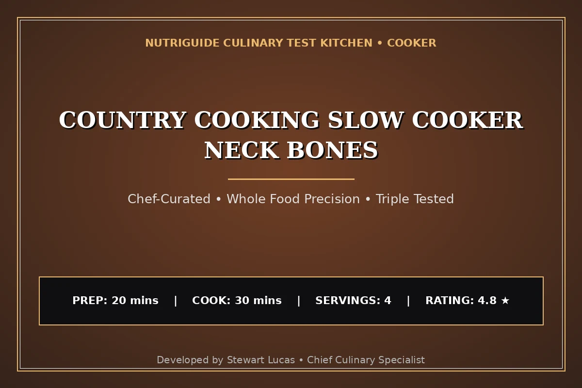 Country Cooking Slow Cooker Neck Bones