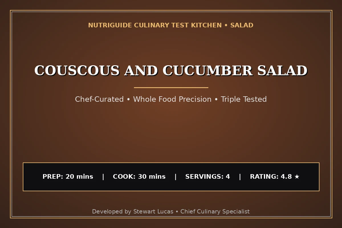 Couscous And Cucumber Salad