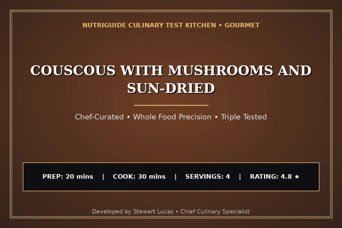 Couscous With Mushrooms And Sun-Dried