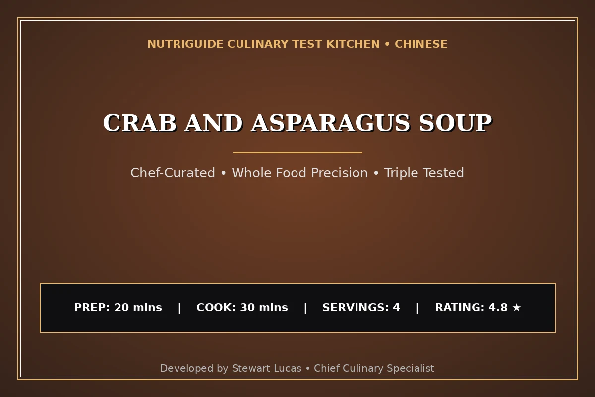 Crab And Asparagus Soup
