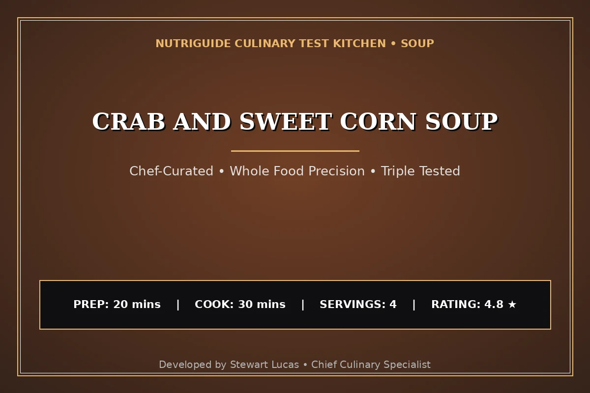 Crab And Sweet Corn Soup