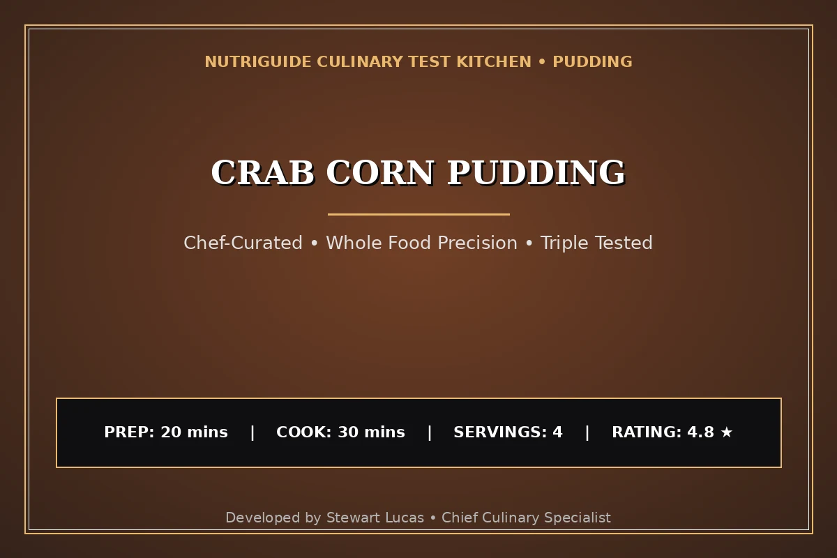 Crab Corn Pudding