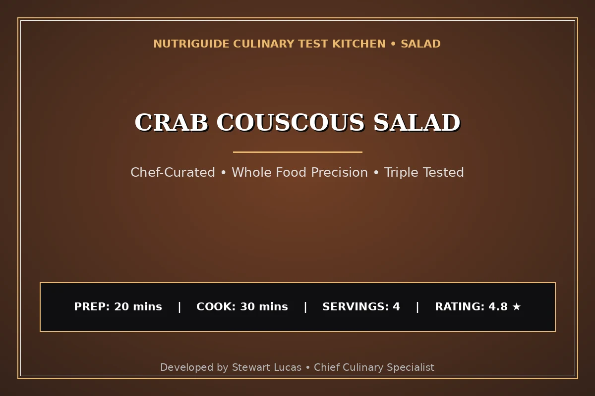 Crab Couscous Salad