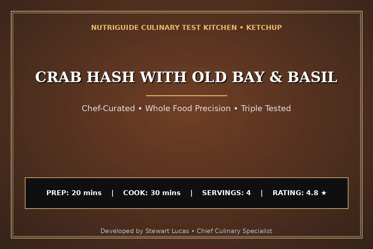 Crab Hash With Old Bay & Basil