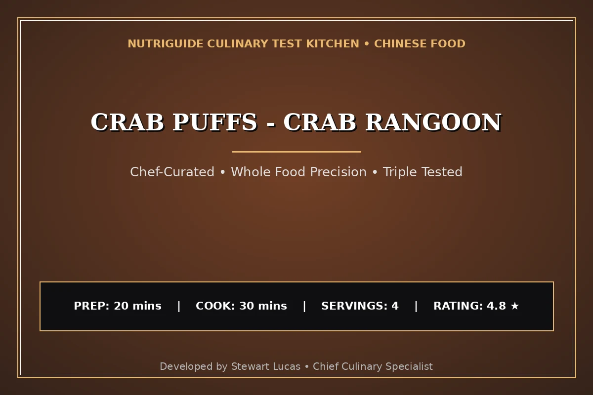 Crab Puffs - Crab Rangoon