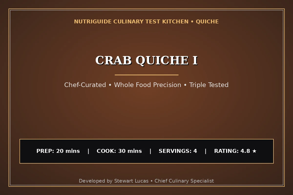 Crab Quiche I