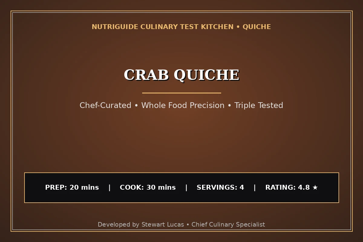 Crab Quiche
