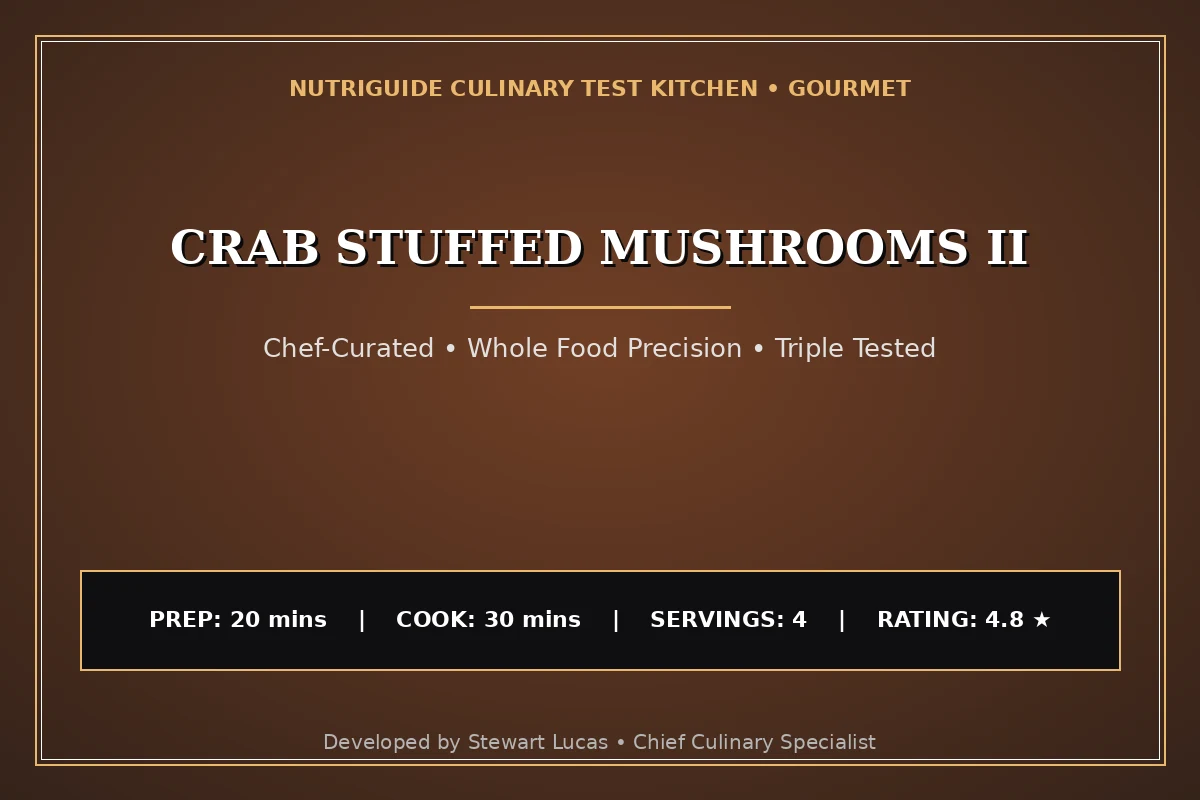 Crab Stuffed Mushrooms Ii