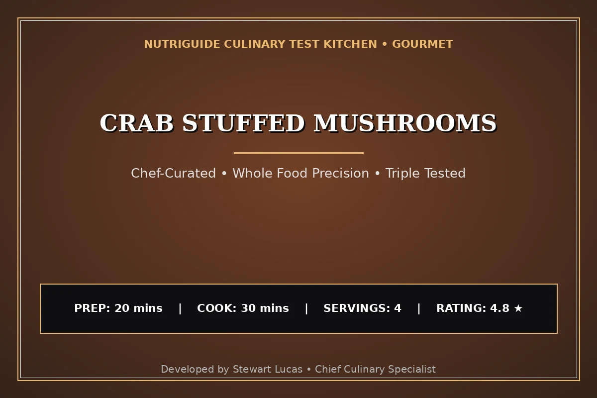Crab Stuffed Mushrooms