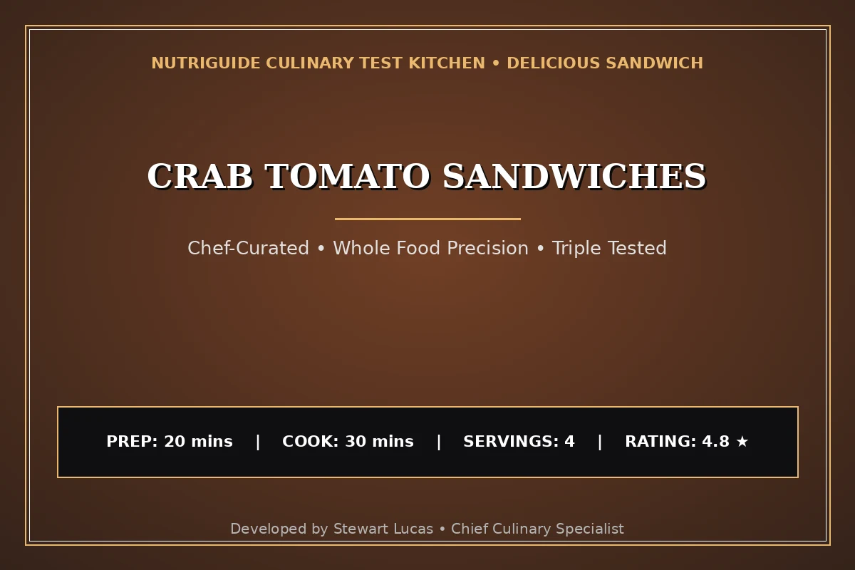 Crab Tomato Sandwiches
