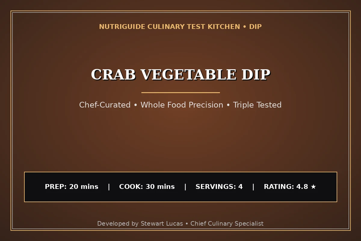 Crab Vegetable Dip