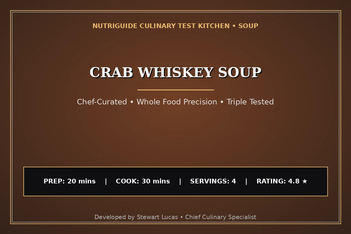 Crab Whiskey Soup