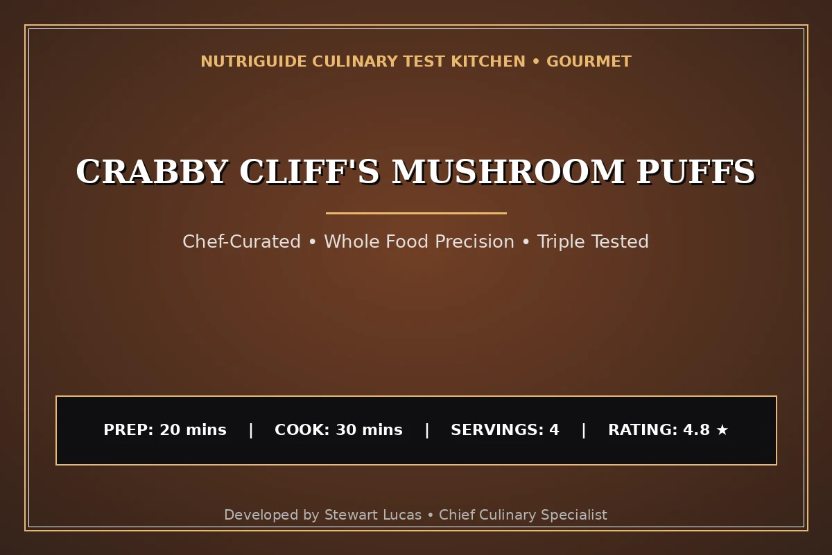 Crabby Cliff'S Mushroom Puffs