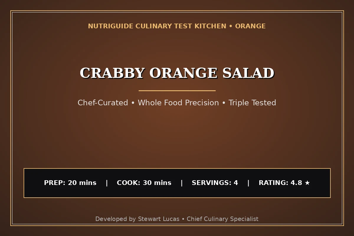 Crabby Orange Salad