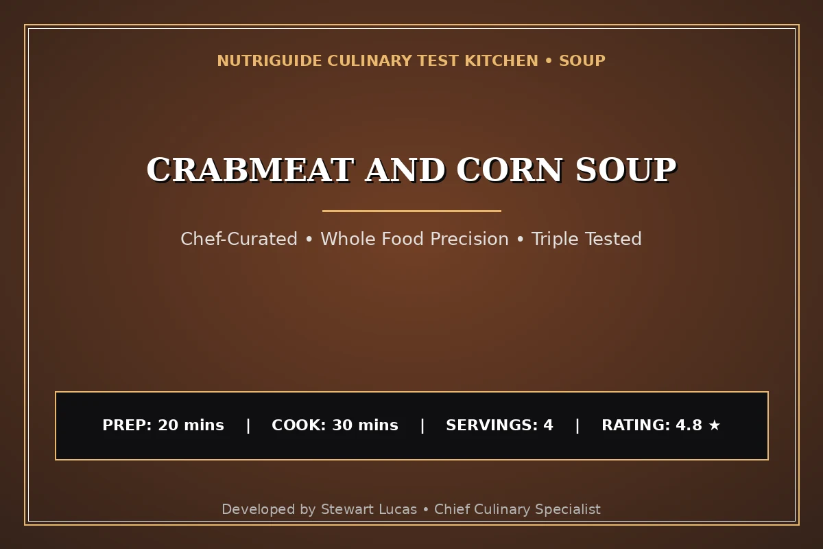 Crabmeat And Corn Soup