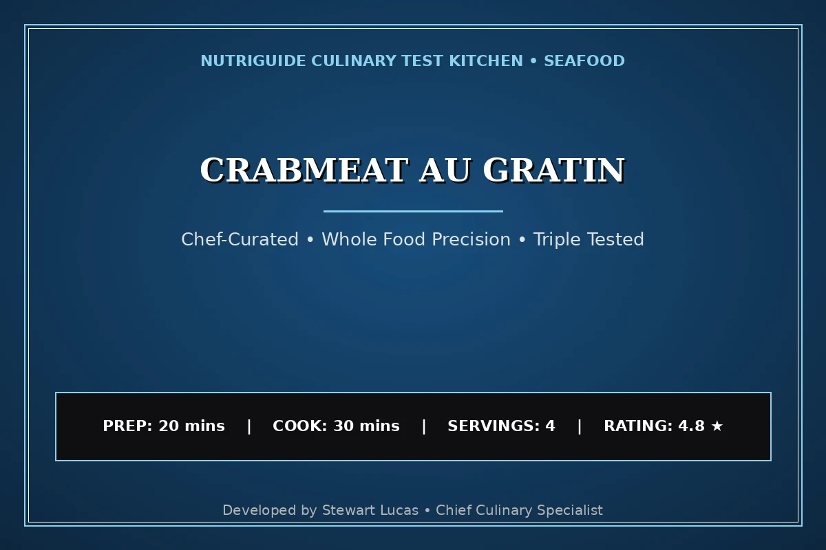 Crabmeat Au Gratin