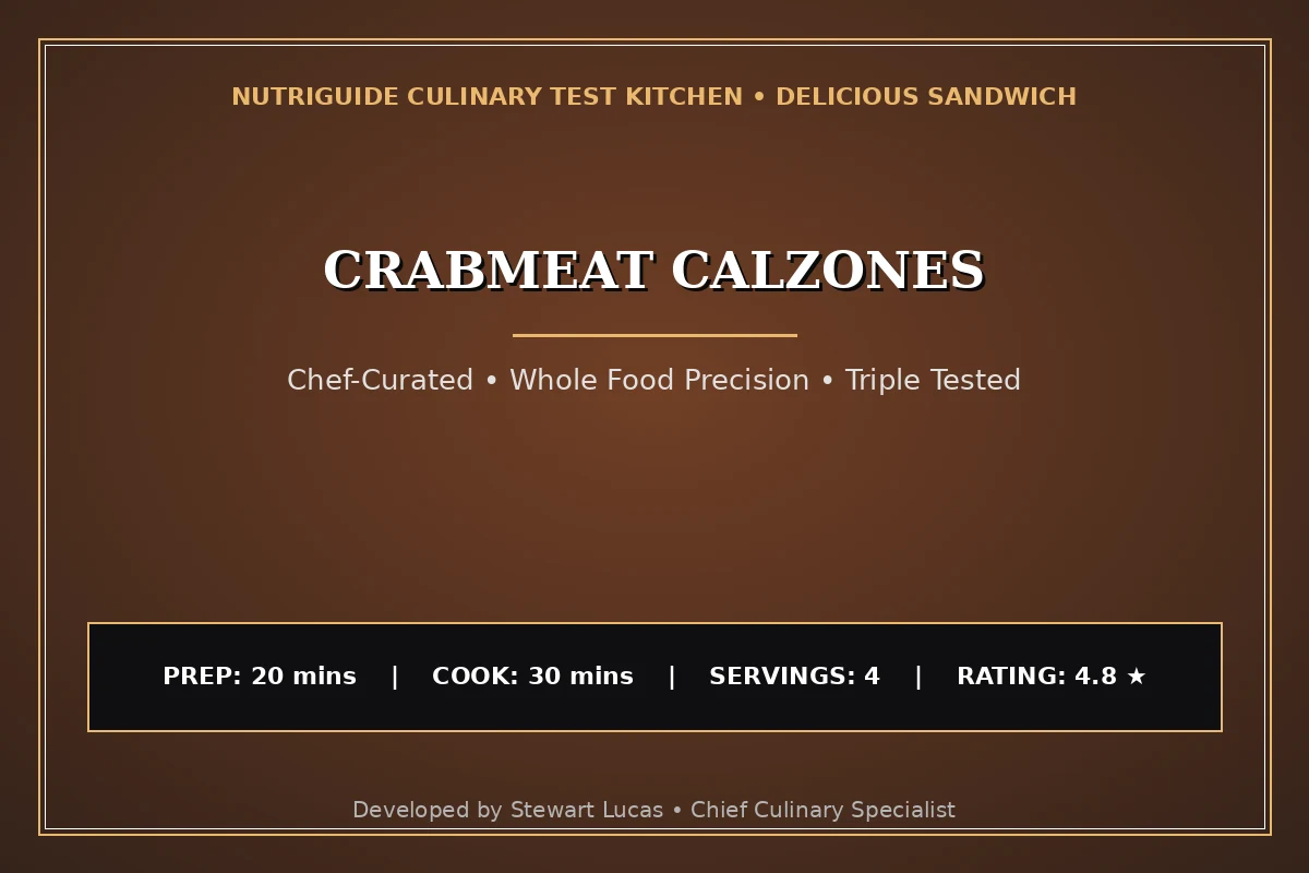 Crabmeat Calzones