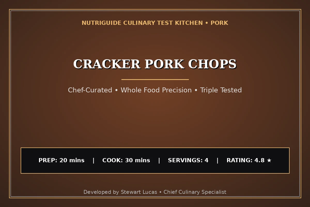 Cracker Pork Chops