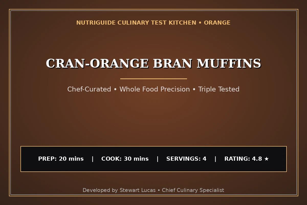 Cran-Orange Bran Muffins