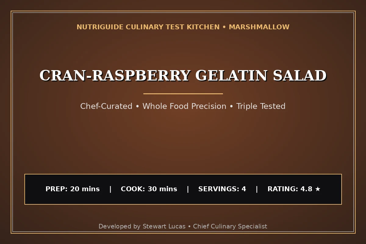 Cran-Raspberry Gelatin Salad