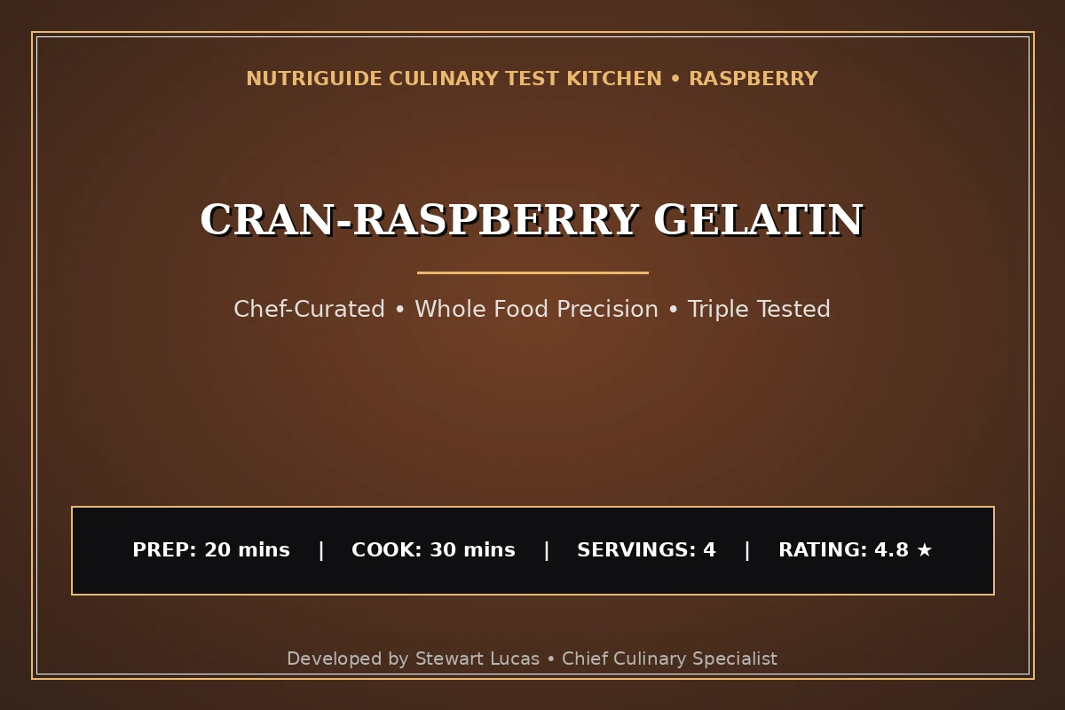 Cran-Raspberry Gelatin