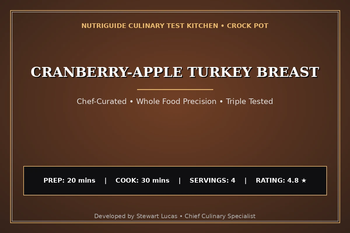 Cranberry-Apple Turkey Breast