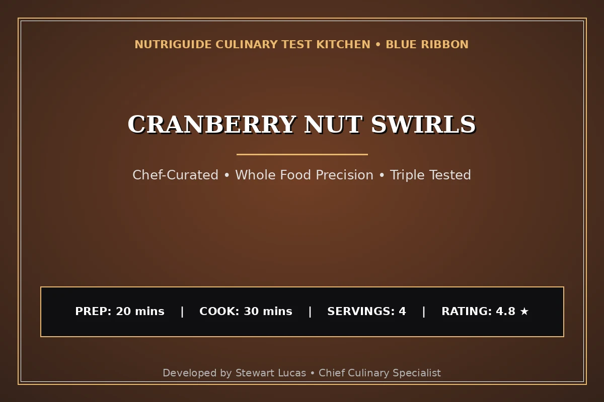 Cranberry Nut Swirls