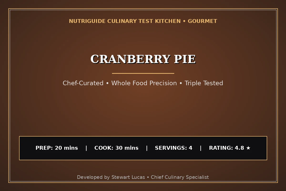 Cranberry Pie