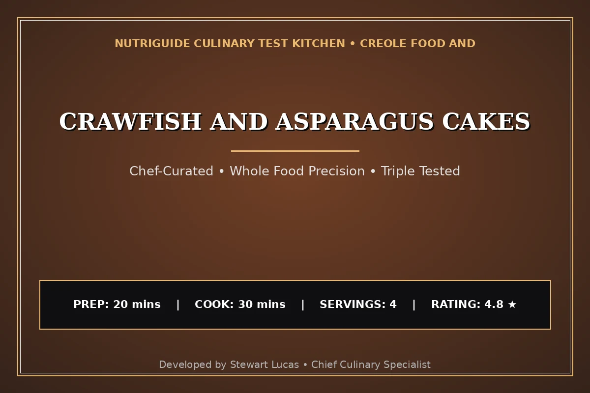 Crawfish And Asparagus Cakes