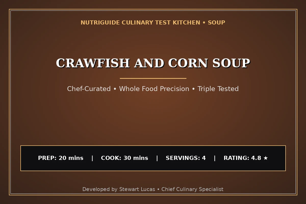 Crawfish And Corn Soup