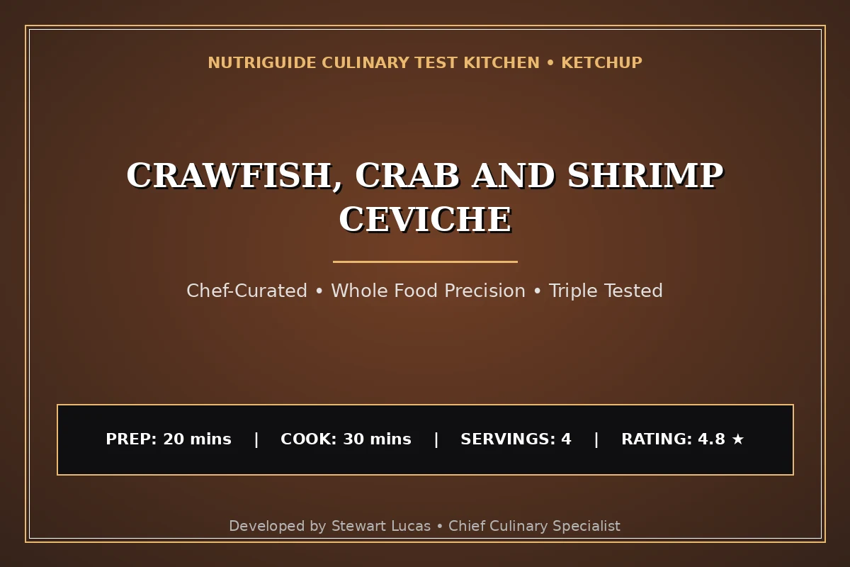 Crawfish, Crab And Shrimp Ceviche