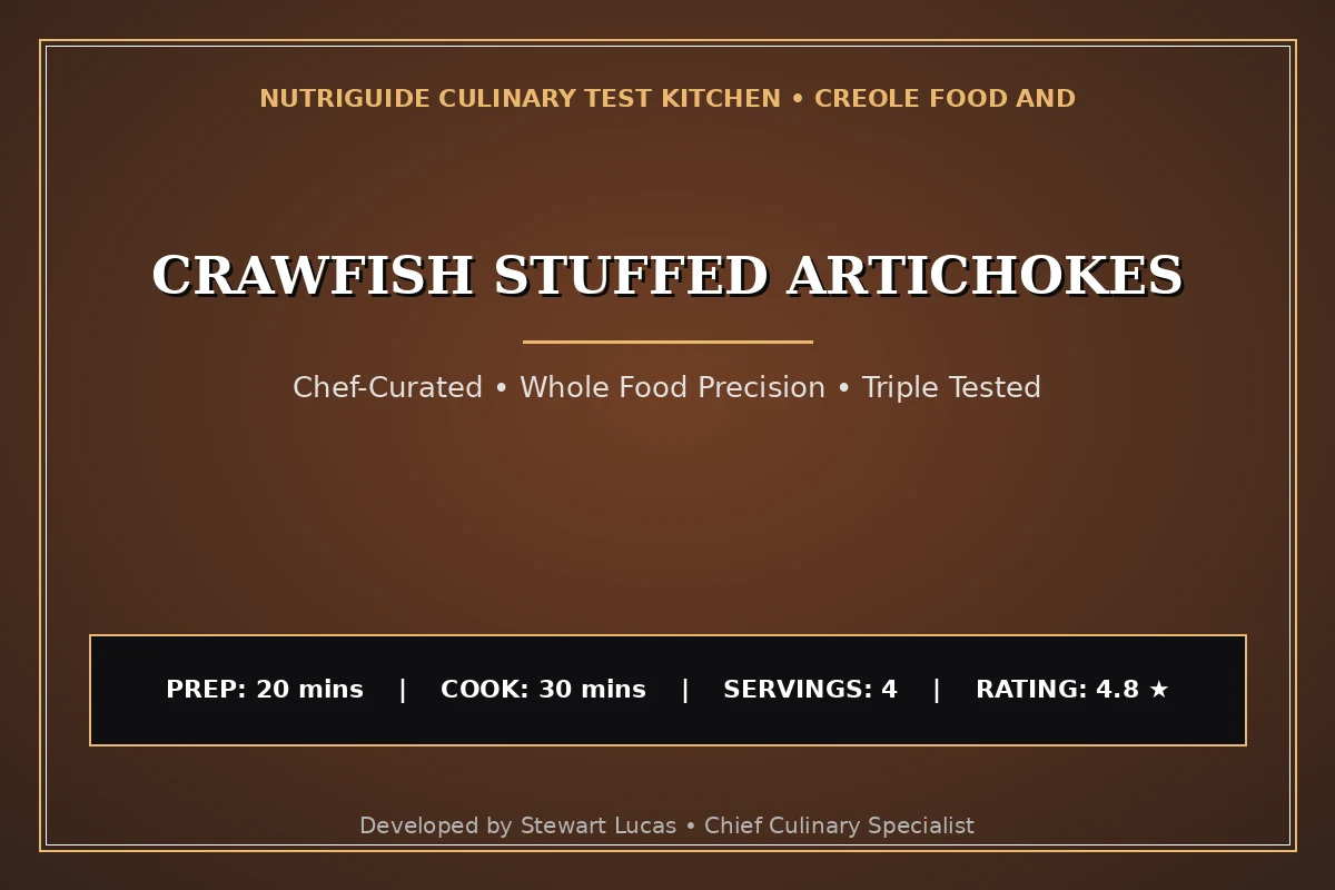 Crawfish Stuffed Artichokes