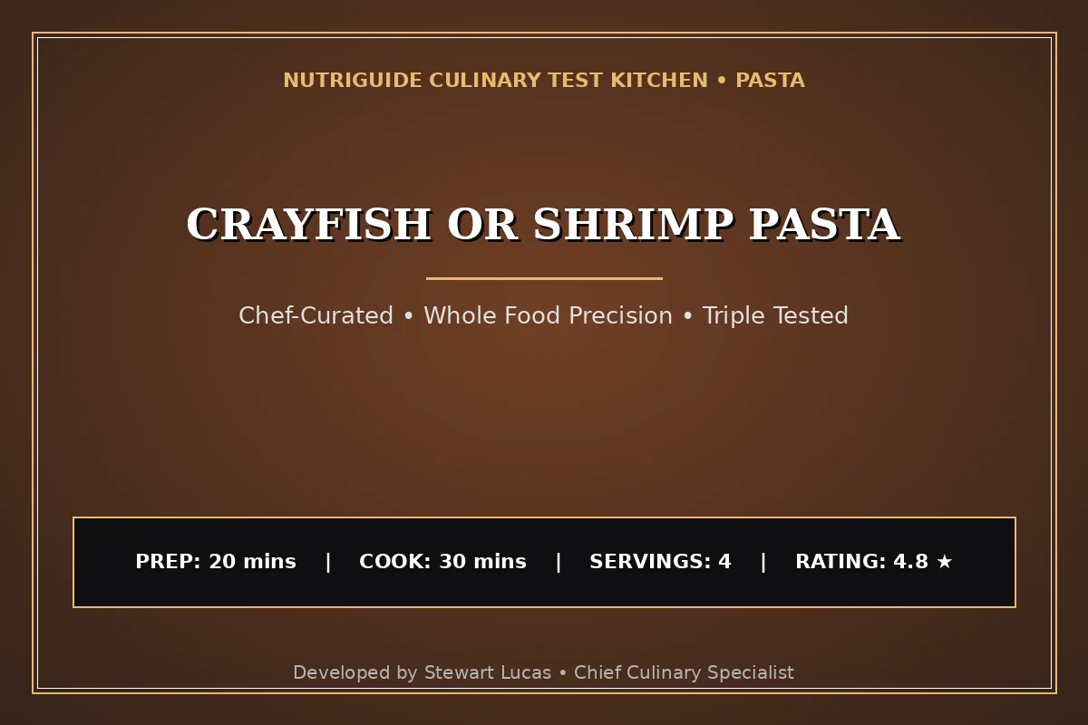 Crayfish Or Shrimp Pasta